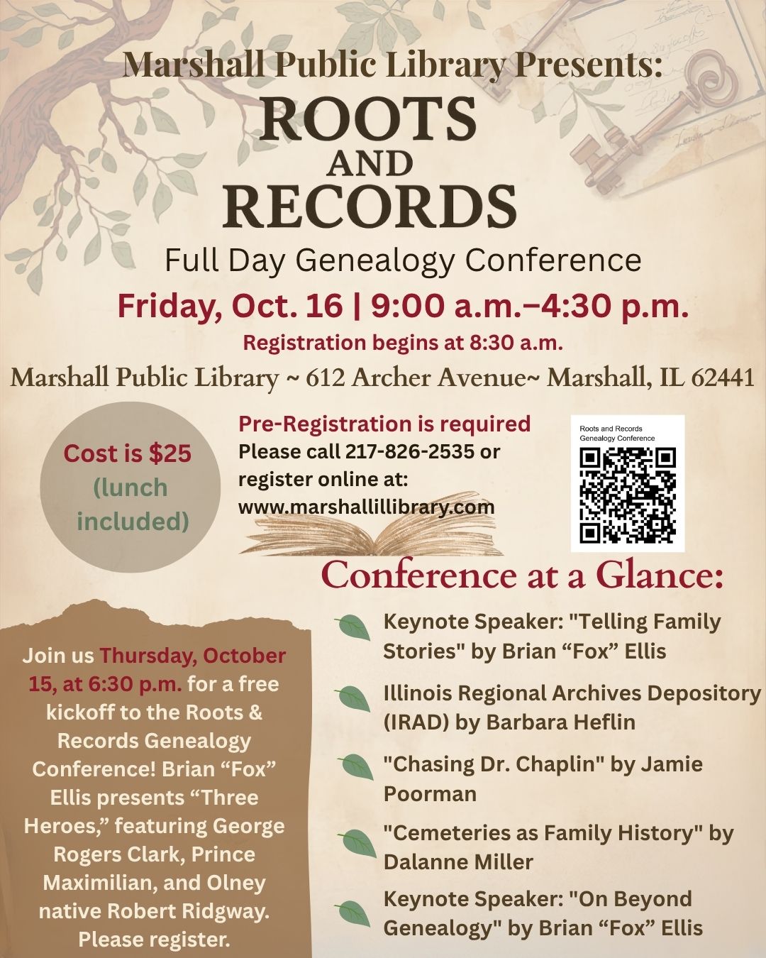 2026-10-16 Roots and Records Conference
